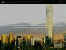 Tablet Screenshot of chilenosporelmundo.com